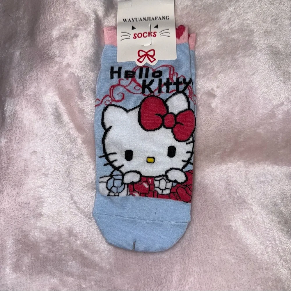 ✨✨5/$10✨✨ Hello Kitty Womens Girls One Pair Set Socks Cute Gift Size 35-41 New